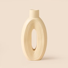 Matmel Deco Çizgili Iskandinav Dekor - Bej - 27 cm