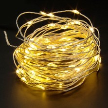 Oktay Sesal 10 Metre Gün Işığı Pilli LED Işık Gün Işığı LED Işık Ramazan Dekor Aydınlatma Vitrin Işığı