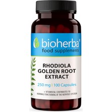 Bioherba Rhodiola Rosea With Vitamin B6 Stress Relief Mental Nervous 100 Caps