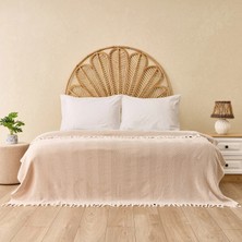 Matmel Soft Econo Çift Kişilik Yatak Örtüsü - Bej / Ekru - 200X220 cm