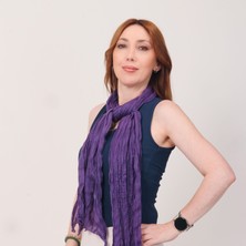 Mystic Shawl Lüks %100 Pamuk Bürümcük Şal (65X175 Cm)