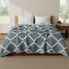 Comfort Craft 7 Katlı Jakarlı Müslin Yorgan - 240X260 cm - Baklava Desenli Premium Set