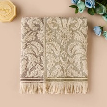 Matmel Soft 2'li Mutfak Havlusu - Yeşil / Bej - 30X50 cm
