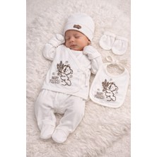 Lino Baby 5'li Kutulu Organik %100 Pamuk Unisex Yeni Doğan Hastane Çıkışı