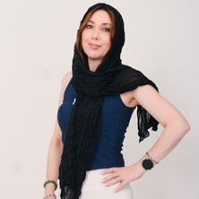 Mystic Shawl Lüks %100 Pamuk Bürümcük Şal (65X175 Cm)