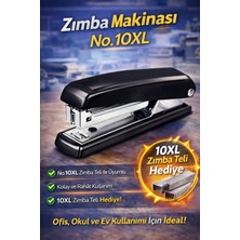 Anı Ofis Kırtasiye Zımba Makinesi NO.10XL – 10XL Zımba Teli Hediyeli | Metal Mekanizma