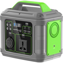 Eco Port CN04 Powerbank 300W 60.000 Mah 5W LED Işıklı Kamp Şarj Pd 60W - Gri