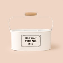 Matmel Bath Bölmeli Organizer Sepet - Beyaz - 4 Lt