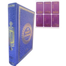 Mabelme Store Hafız Boy Termo Deri Le Saınt Coran Fransızca Muhammad Hamıdullah Mor