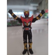 Plakperest Japon  Kamen Rider Figürü / Ryuki Survive - 11 cm  Boyunda 2002 Bandai Yapımı 2.el