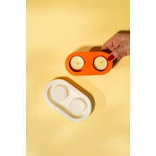 Rufus Concept Tealight 2 Gözlü Silikon Mumluk Kalıbı