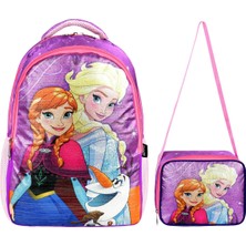 Roxy Simli Frozen Elsa Ilkokul ve Beslenme Çantası Seti