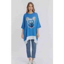 See More Mickey Mause Desenli Penye Tunik