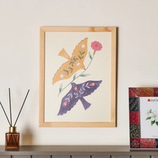 Matmel Deco Granny Summer Duvar Panosu - Turuncu / Mavi - 30X40 cm