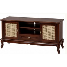 Masifart Melinda Hasırlı 120 Lik Lükens Tv Ünitesi