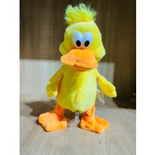 Periyedi Dans Eden 35 cm Dans Eden Peluş Hayvanlar Kafasından Çekince Bağırır Eğlenceli Çocuk Oyuncak Pilli