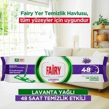 Fairy 50'li Mop Uyumlu Yer Temizlik Havlusu - Lavanta Yağı