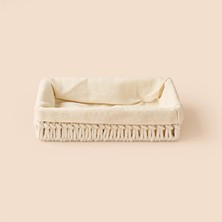 Simple Living Boho Style Sepet - Ekru - 7X19X28,5 cm