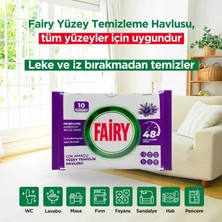 Fairy 10'lu Yüzey Temizlik Havlusu - Lavanta Yağı