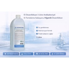 Bezos El Dezenfektanı 1 Litre Antibakteriyel El Temizleme Solüsyonu Hijyenik Dezenfektan 1 Adet