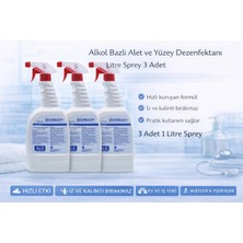 Bezos Alkol Bazlı Alet ve Yüzey Dezenfektanı 1 Litre Sprey 3 Adet