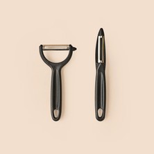 Rota 2'li Sebze Soyacağı - Siyah - 15 cm