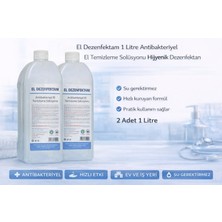 Bezos El Dezenfektanı 1 Litre Antibakteriyel El Temizleme Solüsyonu 2 Adet