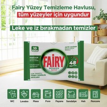 Fairy 10'lu Yüzey Temizlik Havlusu - Beyaz Sabun