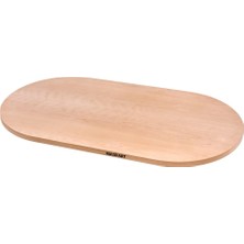Masifart Meliora Kayın 200 Lük Oval Tabla Cilasız Ham