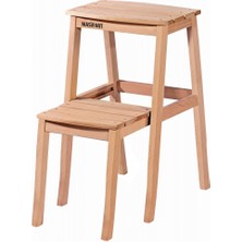 Masifart Antoni Merdiven Tabure Cilasız Ham