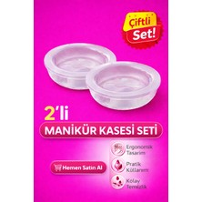 Helmax Manikür Kabı - Manikür Kasesi - Parmak Yumuşatma Manikür Kasesi 2 Adet