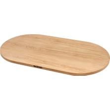 Masifart Octav Meşe 160 Lık Oval Tabla Cilasız Ham