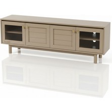 Masifart Çita 180 Lik Abelya Kayın Açık Tv Ünitesi