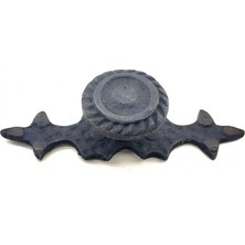 Eco Port Antika Tarz Dekoratif Pirinç Çizgili Düğme - 25X80 Mm, Oksit