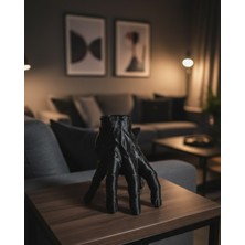 3D Siyah El Dekoratif Heykel 27X22 cm Büyük Boy Modern Tasarım