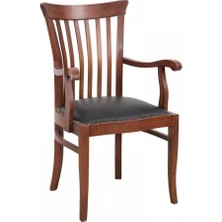 Masifart Aden 7115 Şerif Kollu Sandalye Ceviz