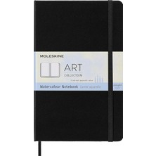 Braventa Collection Moleskine Yaratıcı Not Defteri, Sulu Boya Not Defteri, Cep, A6, 200 G Sulu Boya Kağıdı, Sert Kapak,