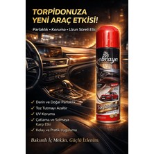Ebrayn Torpido Parlatıcı Sprey 220 ml – Dashboard Polish, Plastik Yenileyici, Kalıcı Koku, Uv Koruma