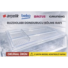 Arçelik Pratik ve Dayanıklı Buzdolabı Dondurucu Rafı, Düzen Sağlar