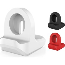 Hype Store Microcase Watch Tüm Seriler ile Uyumlu Mini Silikon Şarj Standı - AL3569 (Siyah)