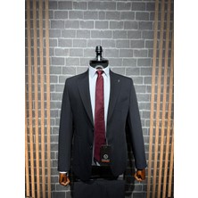 Dupont Modern Erkek Takım Elbise – Sivri Yaka Slim Fit Torba Cep