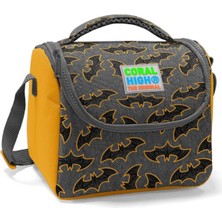 Hype Store High Siyah Yarasa Desenli Erkek Çocuk Isı Yalıtımlı Beslenme Çantası