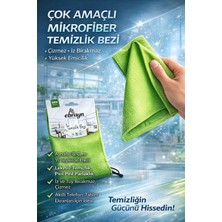 Ebrayn Mikrofiber Temizlik Bezi 50X70 cm – Çok Amaçlı Süper Emici Bez, Cam & Mutfak & Araç Için (Tekli)