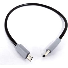 Braventa Collection Type-C To Mikro USB Kablosu, USB Tip C - Mikro B Otg Kablosu Erkek - Erkek Şarj Veri Iletimi, 30 San