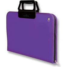 Hype Store Faber-Castell Proje Çantası Siyah, 38X55 Cm, Askılı Taşıma, Kalemlikli, Sert Kapaklı, El Yormayan Er