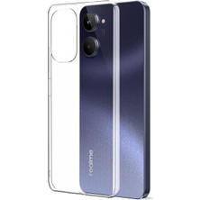 Hype Store Kzy Iletişim Realme 10 4g ile Uyumlu Kapak 1mm Süper Silikon Şeffaf Kılıf