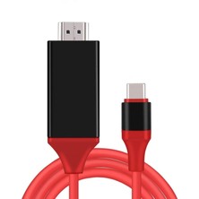 Hype Store Mindorlen USB C - HDMI Kablosu 1,8 M 4k, Usb-C HDMI Adaptörü MacBook Pro, iPad Air, Chromebook, Surf