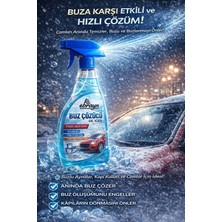 Ebrayn Buz Çözücü Sprey 500 ml – Hızlı Etkili Cam Buz Çözücü – Oto Cam, Ayna ve Kilit Için Antifrizli Çözüm