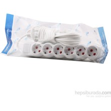 Mono 6Lı Topraklı 2Mt Kablolu Grup Priz