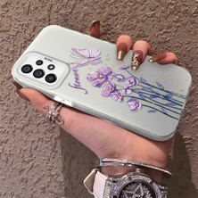 HONTINGA Samsung Galaxy A73 ile Uyumlu Kılıfı Silikon Kenar Sert Arka Düşüme Önleyici Basitlik Anti Düşme Kamera Korumali Çiçekler Desen Telefon Kılıfı Kadın ve Erkek Için Uygundur K1-0722